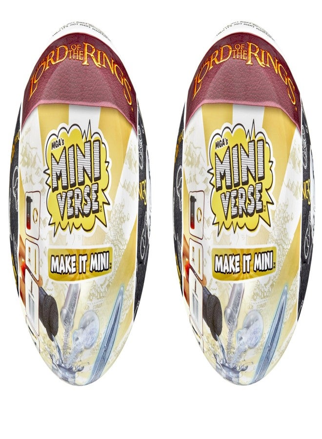 MGA's Miniverse Make It Mini The Lord of The Rings Mini Collectibles 2 Pack- MGA's Miniverse, Blind Packaging, DIY, Resin Play, Replicas, NOT Edible, Collectors, 8+ - Image 1